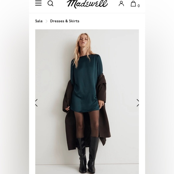 Madewell Dresses & Skirts - Madewell Shift Mini Dress 
Color.Smoky Spruce
